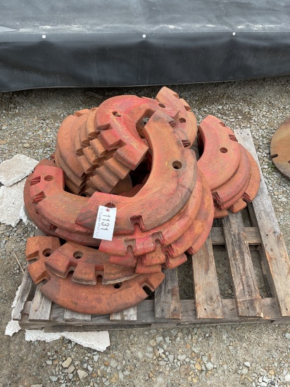 IH 1/2 Weights- Wheel Weights- Sold by Pair (2- 1/2 Pieces as One)