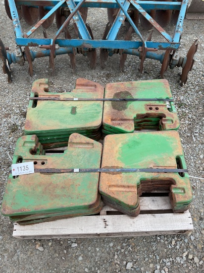 John Deere Suitcase Weights- Sold by Piece