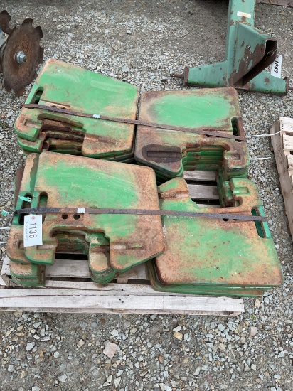John Deere Suitcase Weights- Sold by Piece