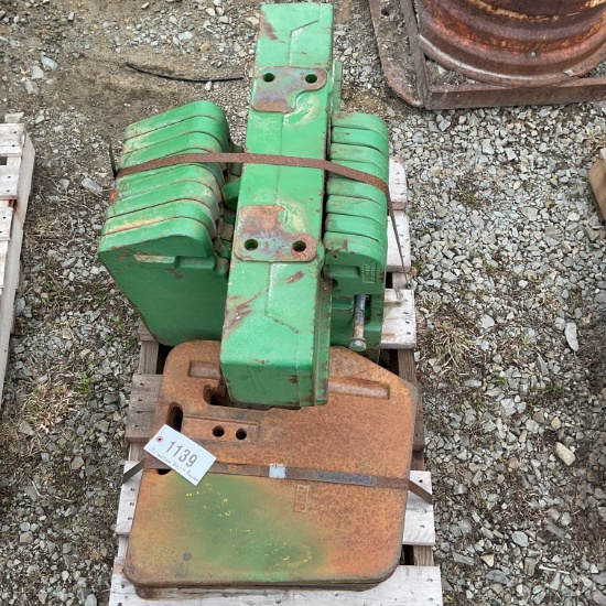 John Deere Suitcse Weights & Brackets- Sold by Piece