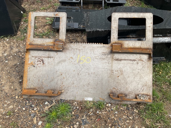 Skid Steer Plate