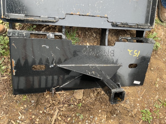 Skid steer hitch attachment
