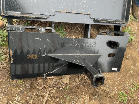 Skid steer hitch attachment