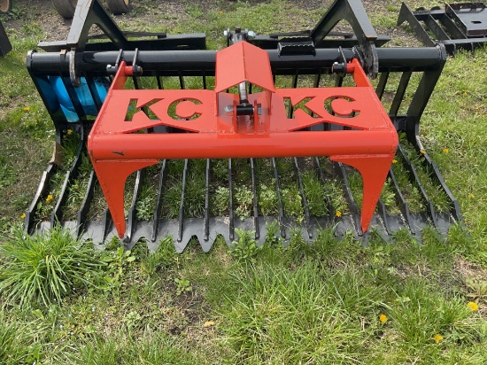 76 in Single Cyclinder Skeleton Grapple Bucket v3