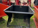 1.5 CY Skid Steer Hopper with Fork Pockets vFT