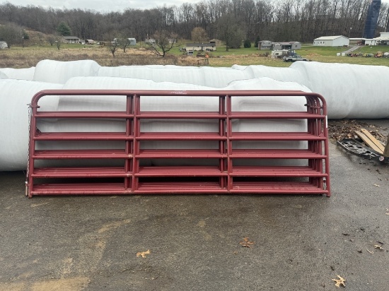 12' RED TARTER 6 BAR GATE