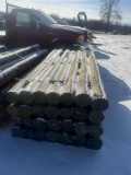 YELLOW PINE TREATED FENCE POST