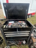 HOMAK TOOLBOX WITH CONTENTS - FILLED