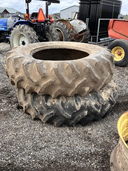 2 LARGE TRACTOR TIRES