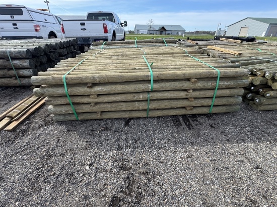 3 1/2IN X 8FT FENCE POST BUNDLE