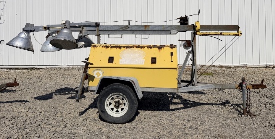 Towable Diesel Generator Light Plant