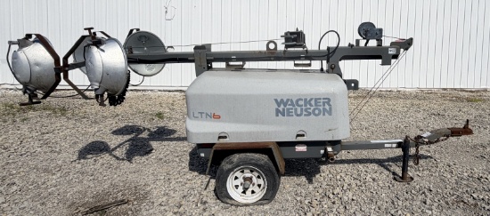 2010 Wacker Neuson Diesel Generator Light Plant