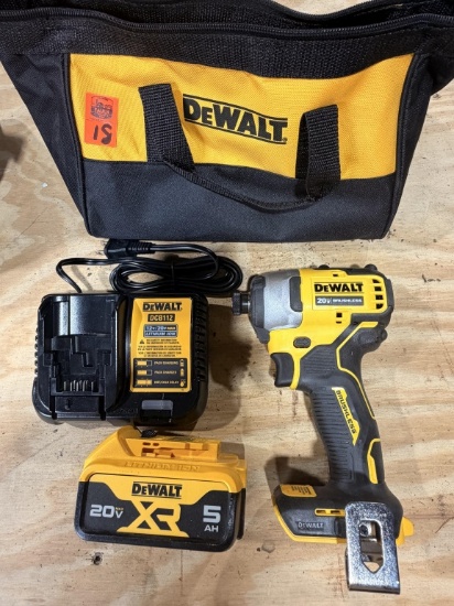 Dewalt Impact Battery Bag & Charger