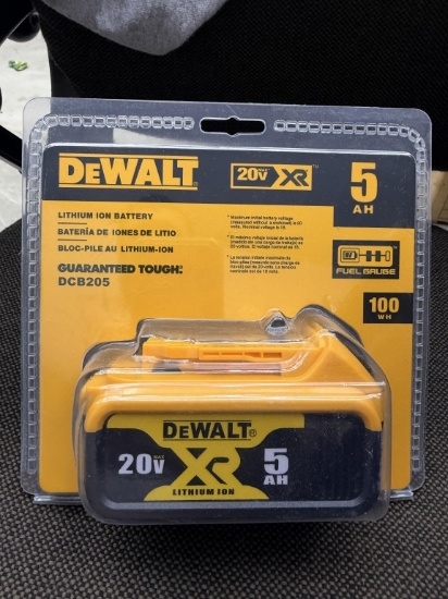 New 20v 5ah Dewalt Battery Fuel Gauge