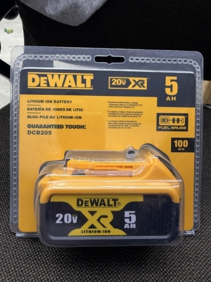 New 20v 5ah Dewalt Battery Fuel Gauge