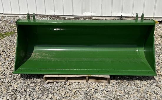 John Deere 85" Hd Bucket W/ Crapple Bracket
