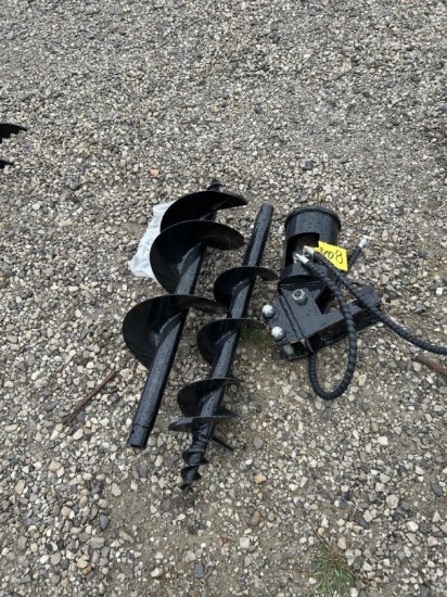 Mini Excavator Auger With 2 Bits