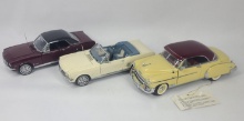 SET 3 VINTAGE CARS HIGHLY DETAILED