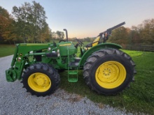 JOHN DEERE 5067E 4X4 W/ 500M LOADER