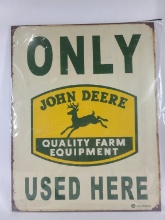 JOHN DEERE QUALITY FARM EQUIPMENT SIGN