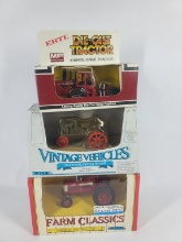 THREE ERTL TRACTORS