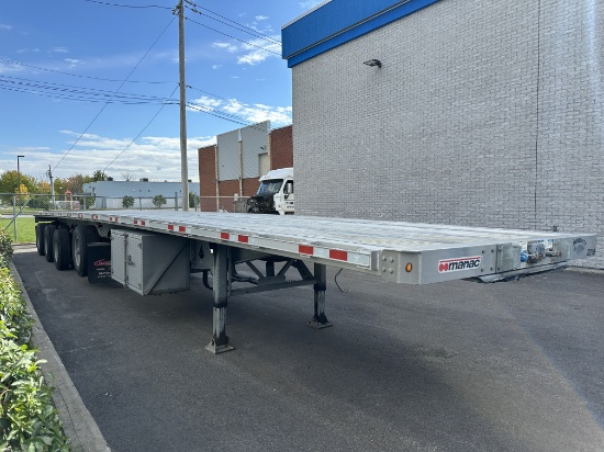 2023 MANAC 10453 GALVANIZED FLAT BED