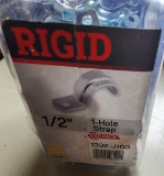 new rigid one hole conduit strap
