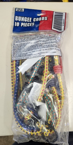 new 10 pack bungee cords