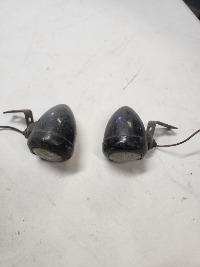 Vintage motorcycle light