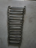Metric wrench set 8mm to 22mm