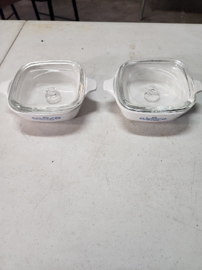 Corning ware bake dishes w/lids