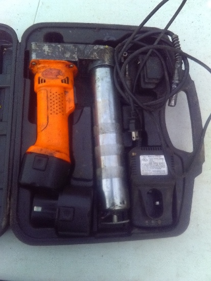 used battery grease gun