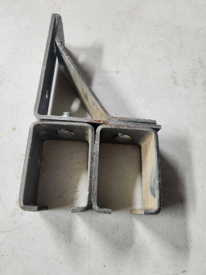 New barn door track hangers double
