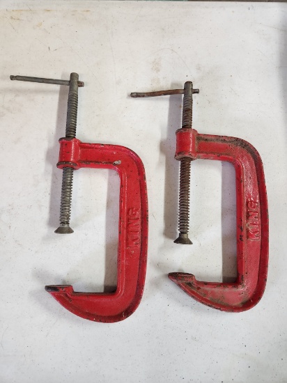 Used 6 inch c clamps