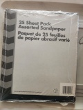New pack of various sand paper