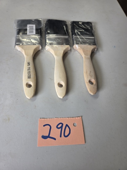 New 2 1/2 inch paint brushes