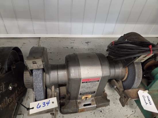 Half horse bench grinder