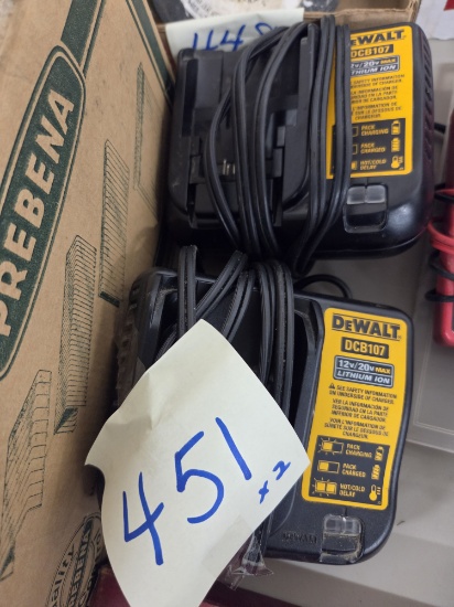 Dewalt battery chargers