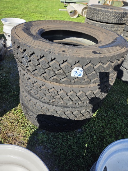 New 11 x 22.5 truck tires