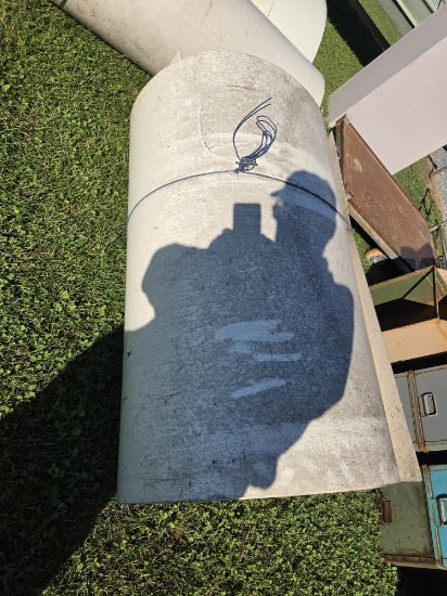 New full roll of trailer roof material