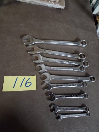 5/16- 13/16 wrench set (9)