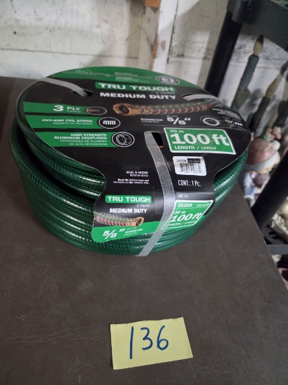 New 100 ft 5/8 water hose
