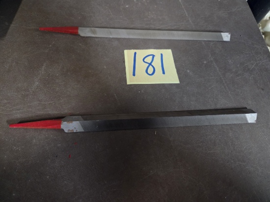 New 8 inch nucut triangle files
