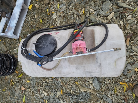 Atv , 4 wheeler sprayer tank & sprayer gun