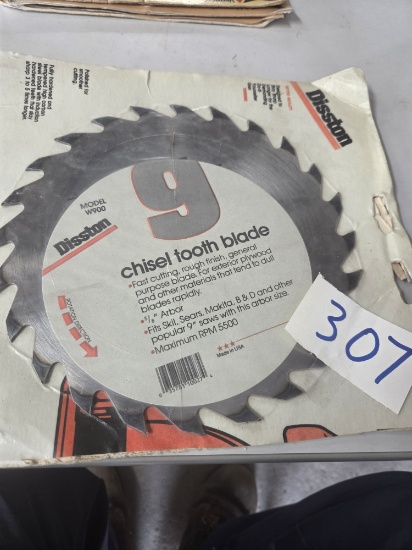 New 9 inch saw blade