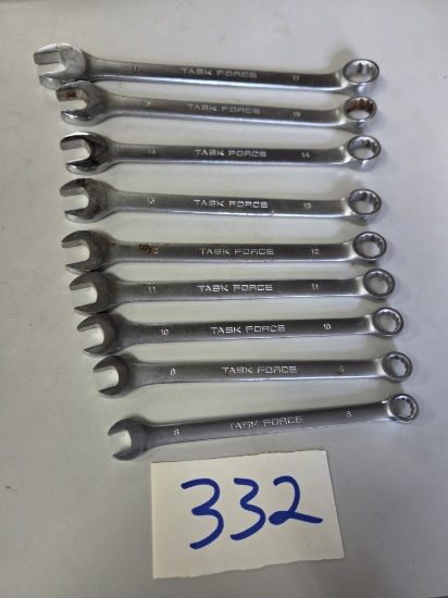 Metric wrenchs 8,9,10,11,12,13,14,15,17. (9)