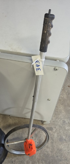 Measure wheel meter