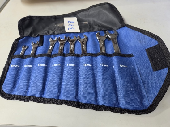 New metric wrench set 8mm- 19 mm