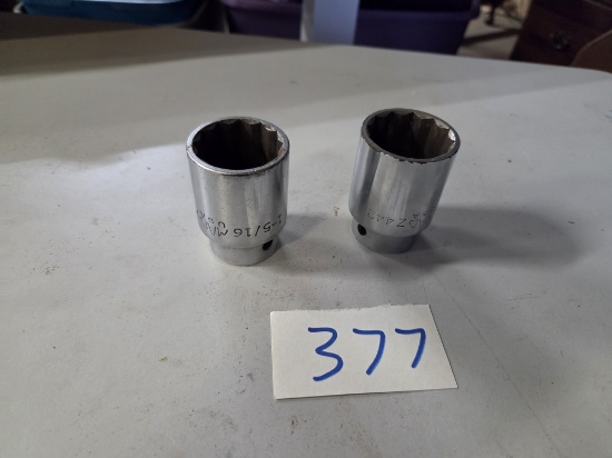 Mac 3/4 drive 1 5/16 & 1 3/8 sockets