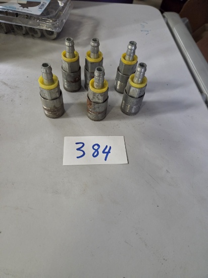 Air couplers (6) one lot